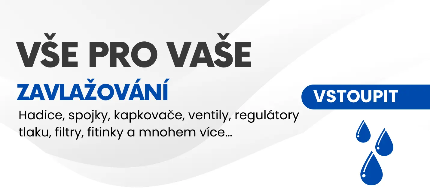 Kvalitní komponenty pro zavlažování vaší zahrady