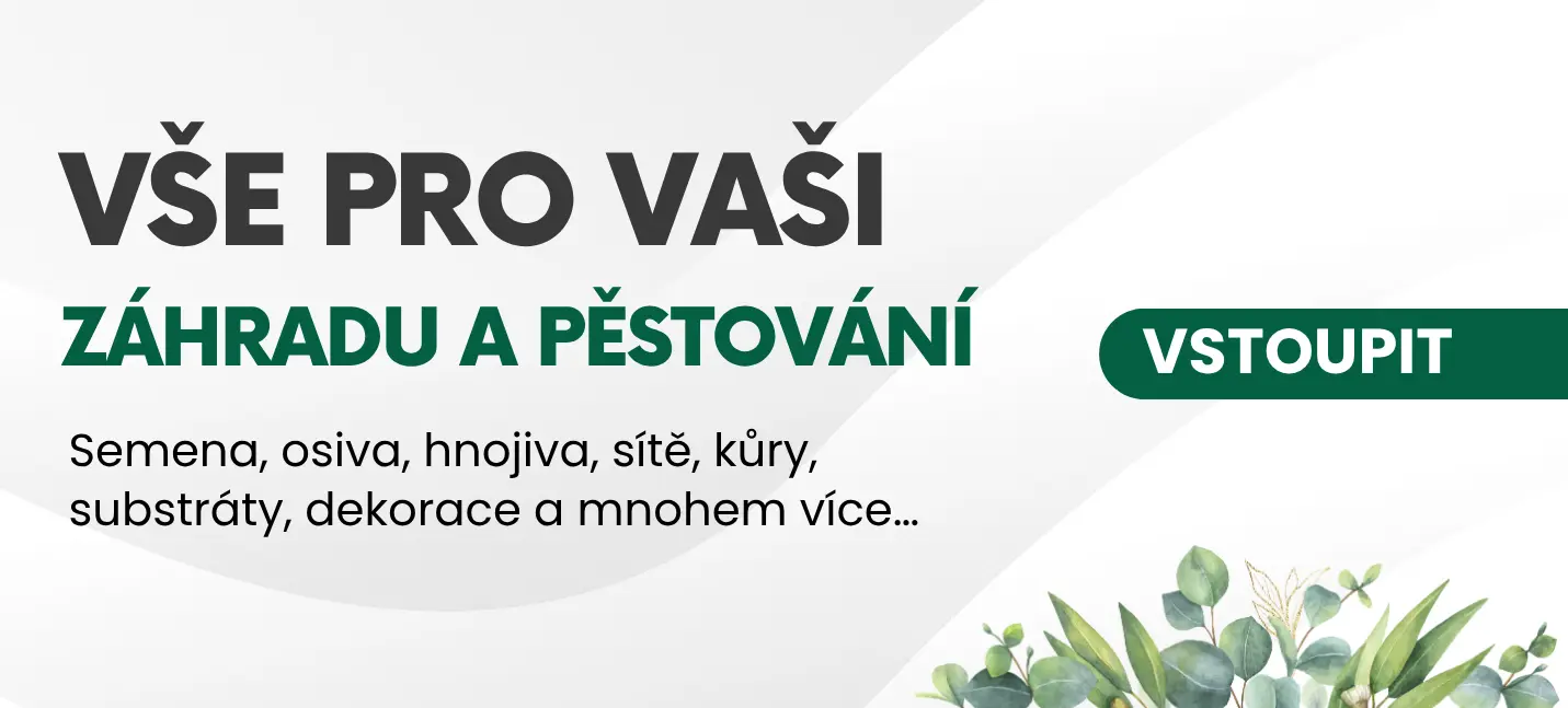 Kvalitní hnojiva, textilie, osiva a sítě pro vaši zahradu