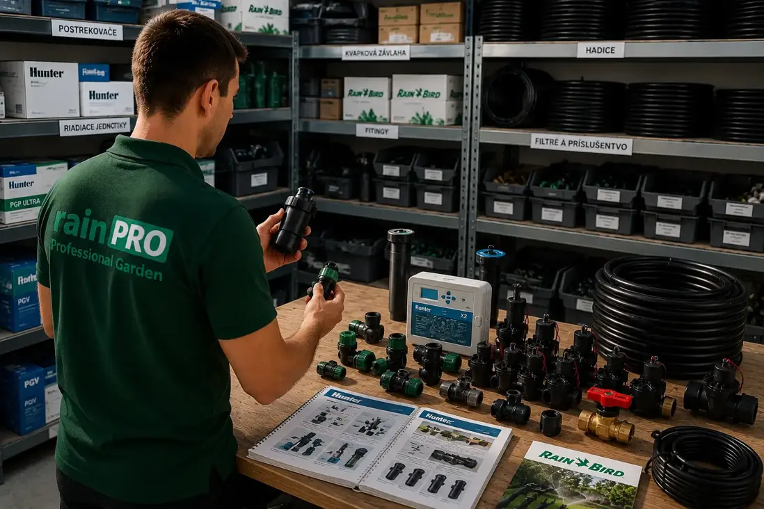 Aké materiály používame pri realizácii automatických závlah?