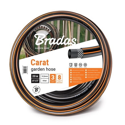 Záhradná hadica 3 vrstiev CARAT 1/2" - 20 m /BRADAS/