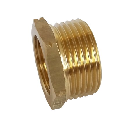 Redukcia 5/4”x1/2” - mosadz