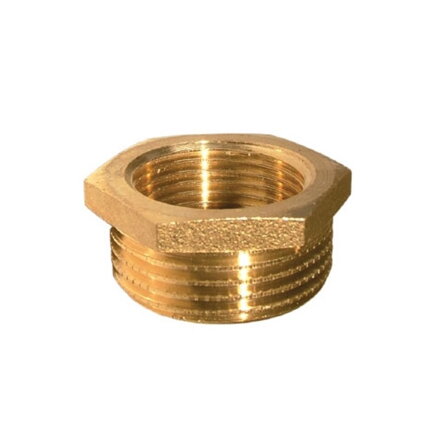 Mosadzná redukcia 6/4"x5/4" (vonk. x vnút. závit) - PN10