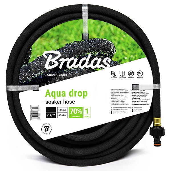 Priesaková hadica AQUA DROP 1/2" - 7,5 m /BRADAS/
