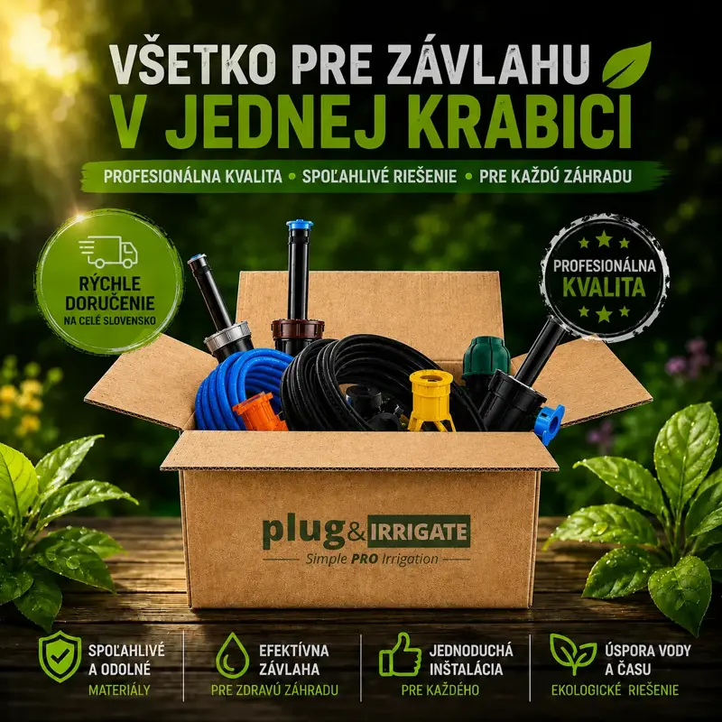 Postrekovač Hunter - Plug&Irrigate – Kompletný set pre automatickú závlahu